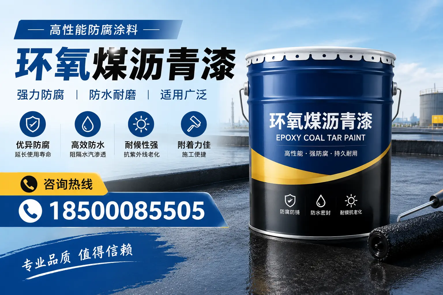 环氧煤沥青漆的主要成分与功能，常州用户深度了解